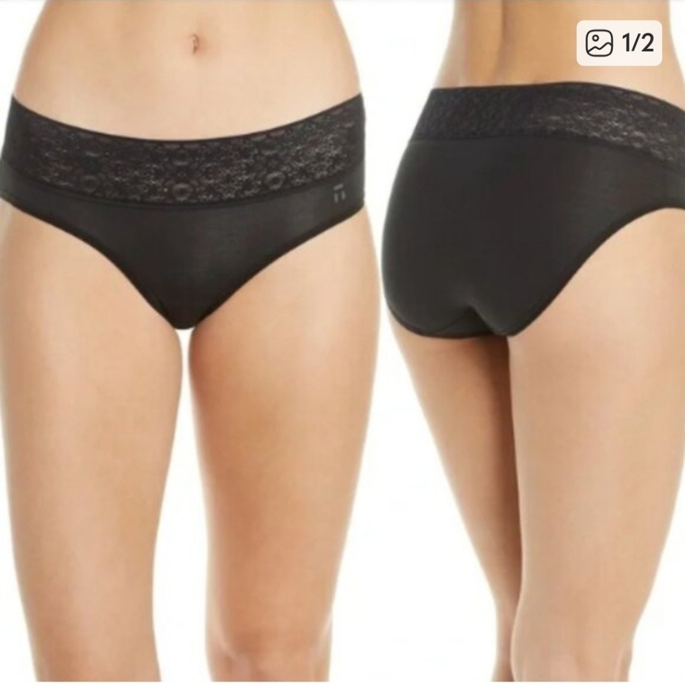 Tommy John Cool Cotton Lace Cheeky Panties